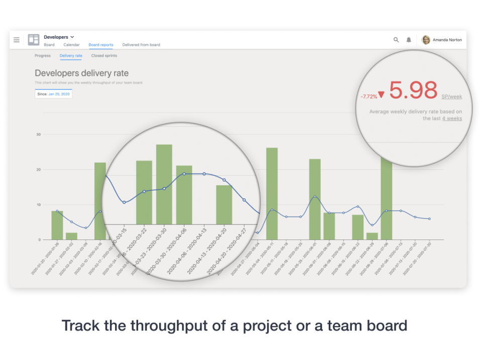screenshot of Scrum Mate